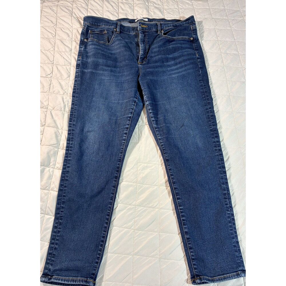 LOFT Blue Skinny Jeans Size 33 / 16 Fall 2022 Stretch Denim Comfort Fit